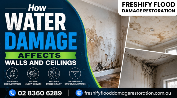 How Water Damage Affects Walls and Ceilings