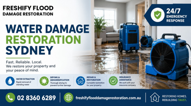 Water damage restoration Sydney